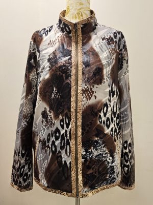 REVERSIBLE SEDA CUERO LABRADO