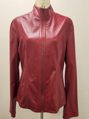 CHAQUETA REVERSIBLE SIN BROCHES ROJA