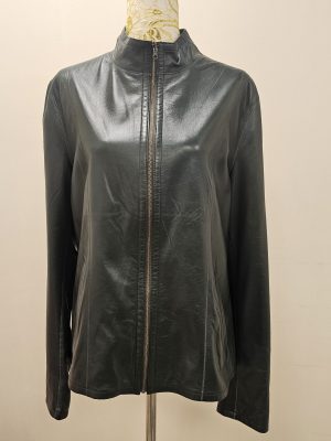 CHAQUETA REVERSIBLE SIN BROCHES VERDE MUSGO