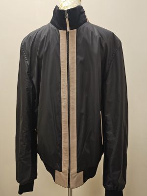 REVERSIBLE BOMBER CAFE/NEGRO