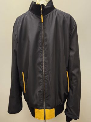 REVERSIBLE BOMBER MOSTAZA/NEGRO