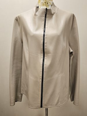 REVERSIBLE CUERO CON CUERO BEIGE/NEGRO