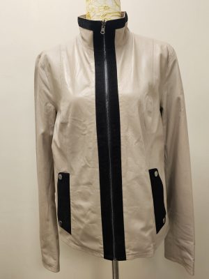 REVERSIBLE CON RENO CUELLO Y BOLSILLOS BEIGE